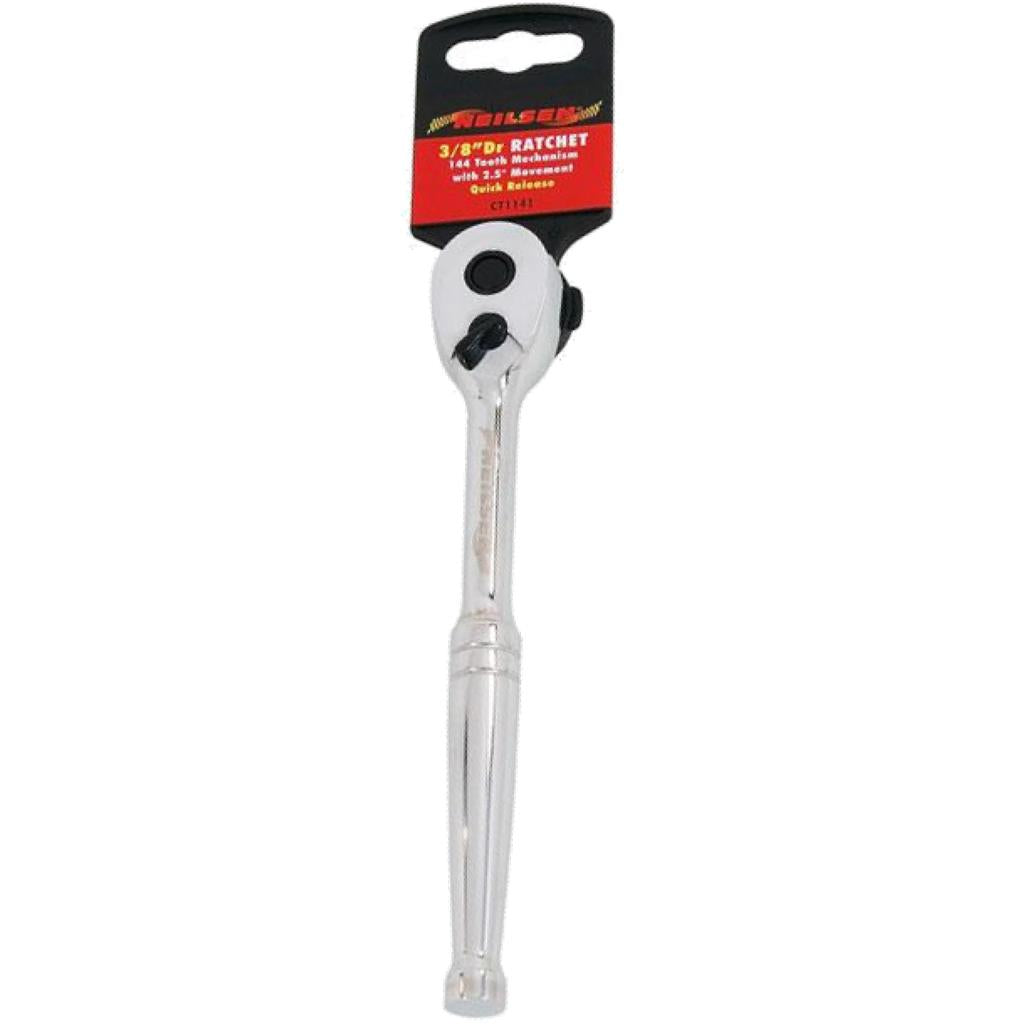 Neilsen Socket Reversible Ratchet Handle Quick Release 3/8" Tool 144T Neilsen Socket Reversible Ratchet Handle Quick Release 3/8" Tool 144T