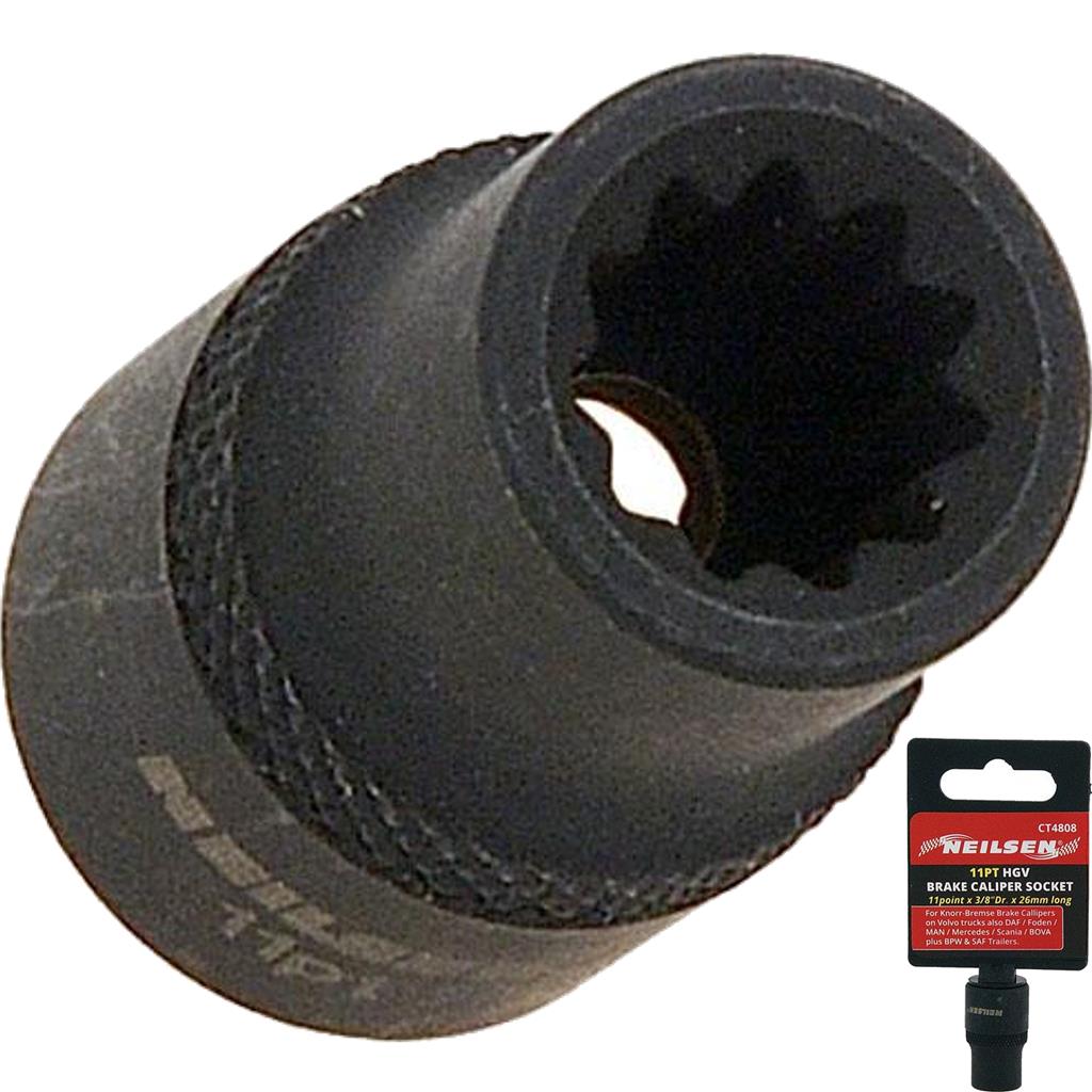 Neilsen Brake Caliper Knorr Bremse Socket 3/8" Drive 11pt HGV Volvo Mercedes Neilsen Brake Caliper Knorr Bremse Socket 3/8" Drive 11pt HGV Volvo Mercedes