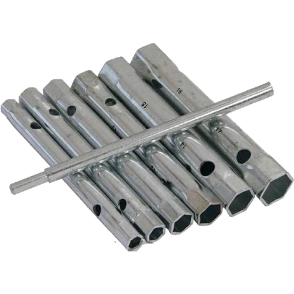 ToolZone 6pc Tubular Box Wrench Set Long Tube Spanner Plumber Mechanic 6mm-19mm ToolZone 6pc Tubular Box Wrench Set Long Tube Spanner Plumber Mechanic 6mm-19mm