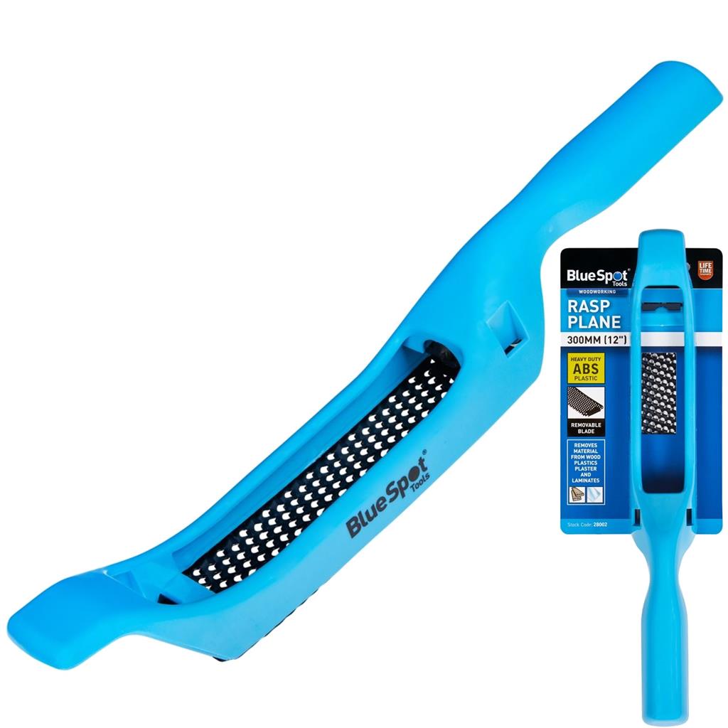 BlueSpot Hand Rasp Surform Plane 250mm Planer For Wood Plasterboard Files 12" BlueSpot Hand Rasp Surform Plane 250mm Planer For Wood Plasterboard Files 12"