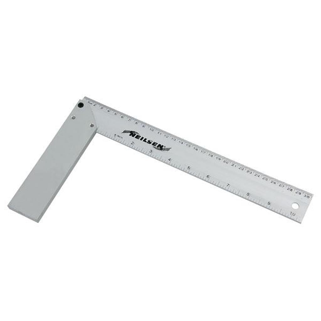 Neilsen Engineers Right Angle Polished Try Steel Machinist Square 12" 300mm Neilsen Engineers Right Angle Polished Try Steel Machinist Square 12" 300mm