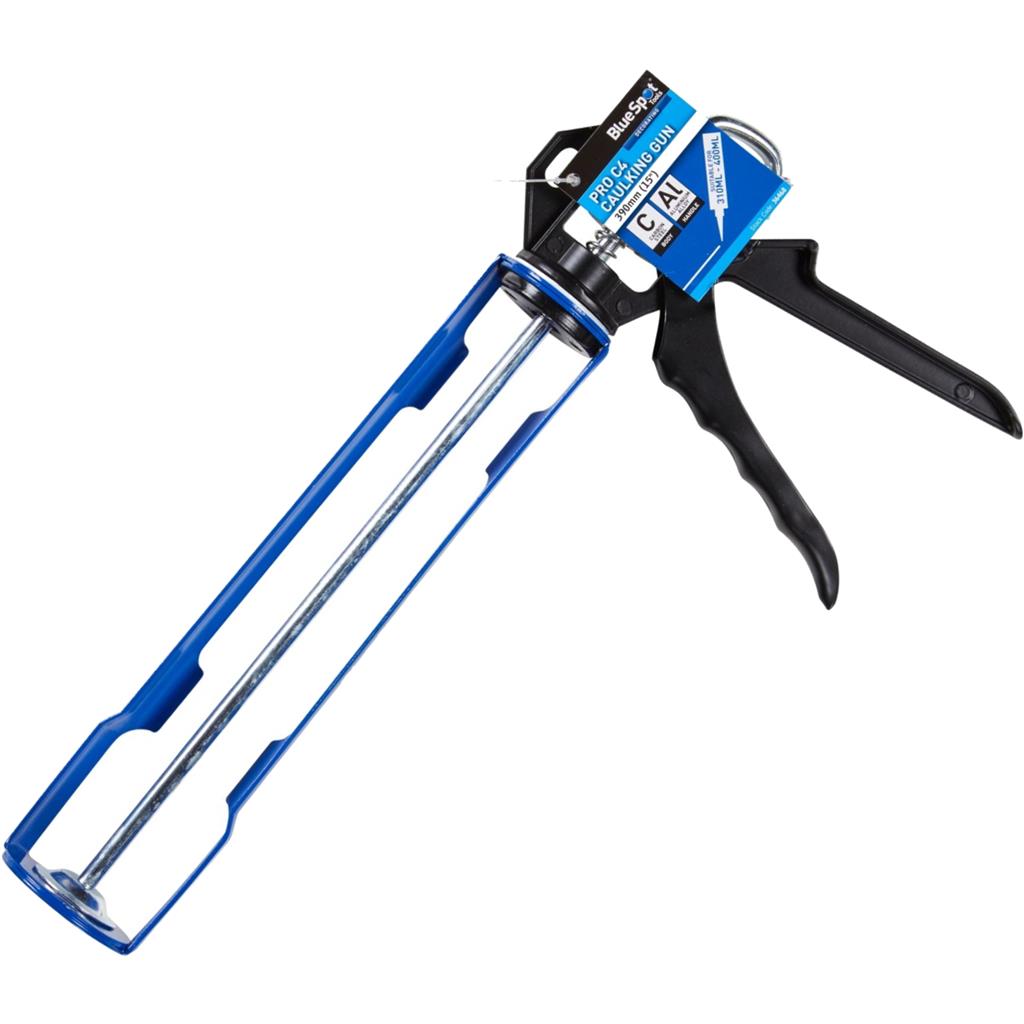 BlueSpot Pro Skeleton Silicone Sealant Tube Applicator Caulking Mastic Gun C4 BlueSpot Pro Skeleton Silicone Sealant Tube Applicator Caulking Mastic Gun C4