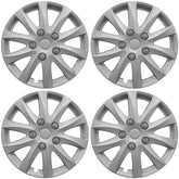 Streetwize Phoenix Car Wheel Trim Set 14" Silver Set Of 4 Hub Caps Covers