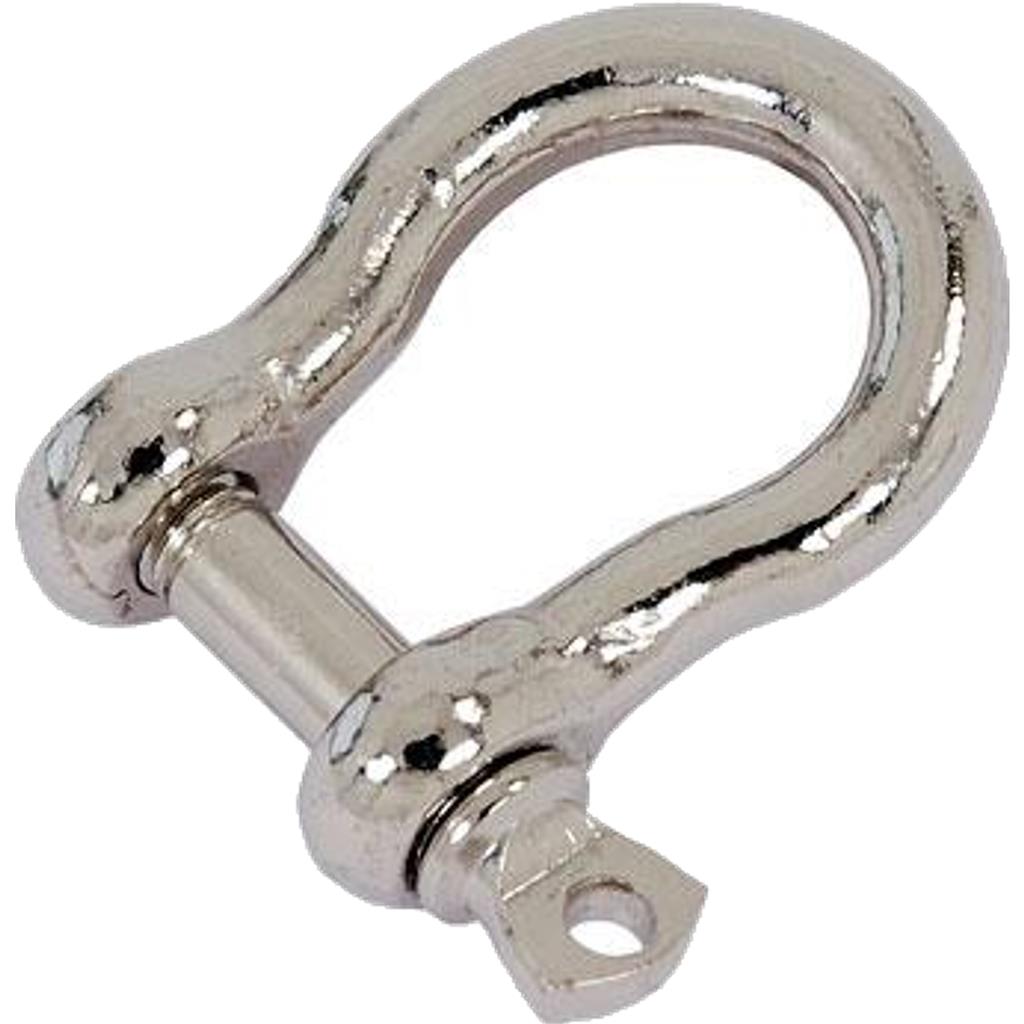 Neilsen Large Galvanised Steel Lifting Towing Bow Dee D Link Shackles 10mm Neilsen Large Galvanised Steel Lifting Towing Bow Dee D Link Shackles 10mm