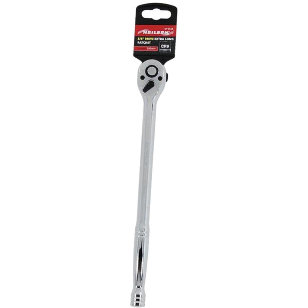Neilsen Socket Reversible Extra Long Head Ratchet Handle Quick Release 3/8" 72T Neilsen Socket Reversible Extra Long Head Ratchet Handle Quick Release 3/8" 72T