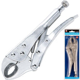 BlueSpot 250mm Curved Locking Mole Grip Vice Plier Adjustable 10" Quick Release