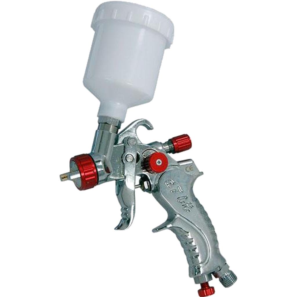 Neilsen Mini Touch Up HVLP Gravity Feed Spray Gun 120ml Cup With 0.8mm Nozzle Neilsen Mini Touch Up HVLP Gravity Feed Spray Gun 120ml Cup With 0.8mm Nozzle