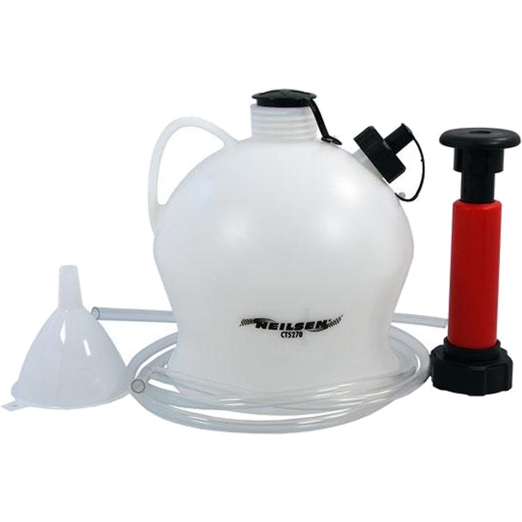 Neilsen Vacuum Oil & Brake Fluid Extractor Manual Pump Transfer Suction 4l Neilsen Vacuum Oil & Brake Fluid Extractor Manual Pump Transfer Suction 4l