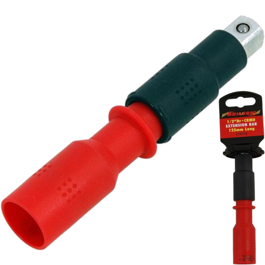 Neilsen Injection Insulated VDE Socket Extension Bar Quick Release 1/2'' 125mm Neilsen Injection Insulated VDE Socket Extension Bar Quick Release 1/2'' 125mm