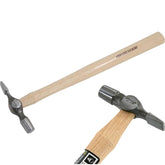 Neilsen 4oz Hickory Handle Pin Hammer Cross Pein Tack Small Lightweight