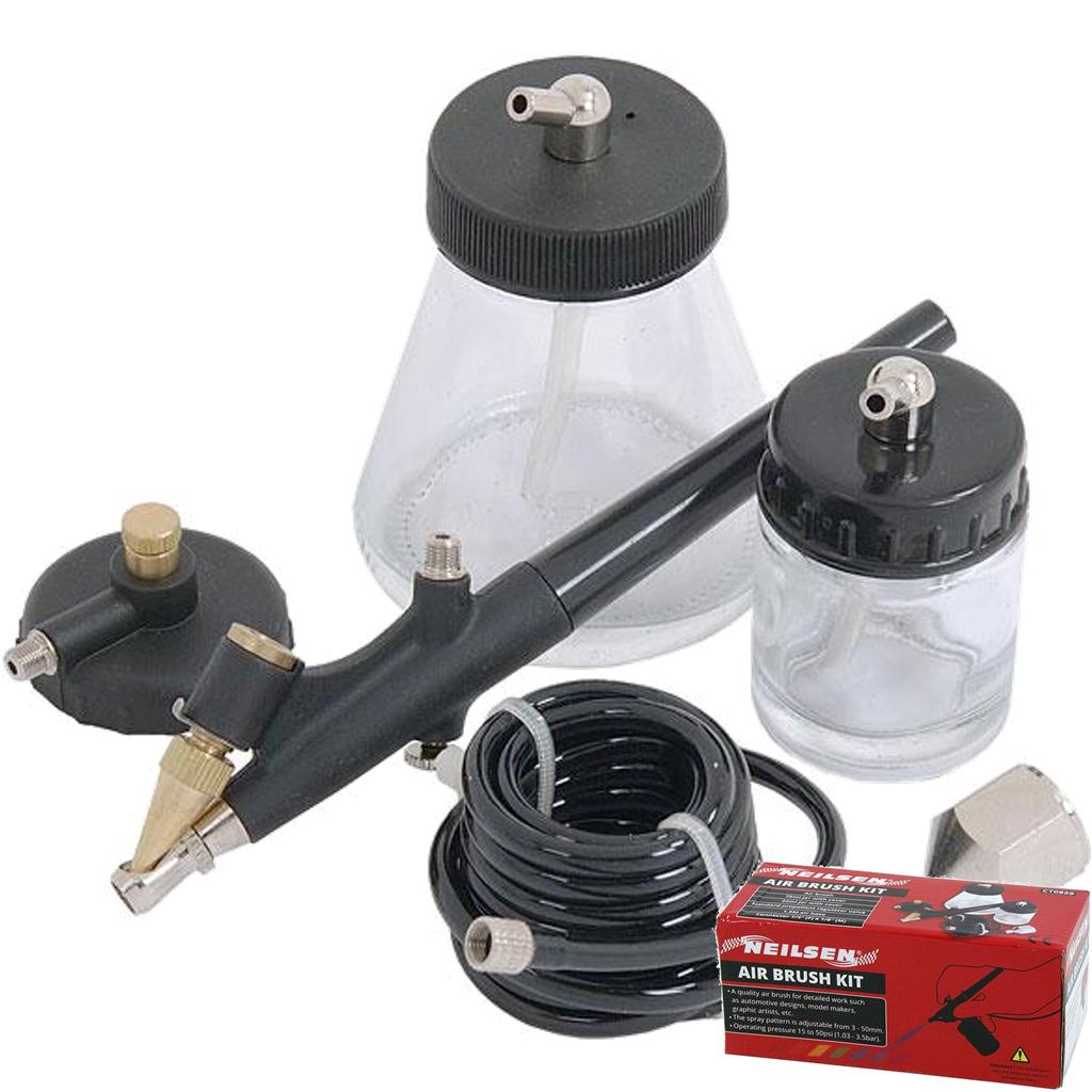 Neilsen Mini Air Brush Tool Kit Artist Crafts Airbrush Hobby Spray Gun Set Neilsen Mini Air Brush Tool Kit Artist Crafts Airbrush Hobby Spray Gun Set