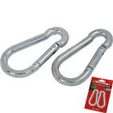 Neilsen 2pc Locking Carabiner Clip Snap Hook Karabiner Carabina Carbine 8mm