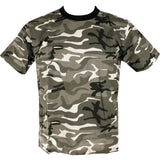 Kombat UK Mens Tactical Army Military Plain Camouflage Crew Neck T Shirt