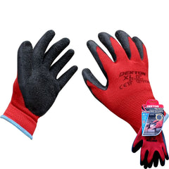 Dekton Latex Coated Work Gloves Professional Grade Glove 1pc 6pc Or 12pc