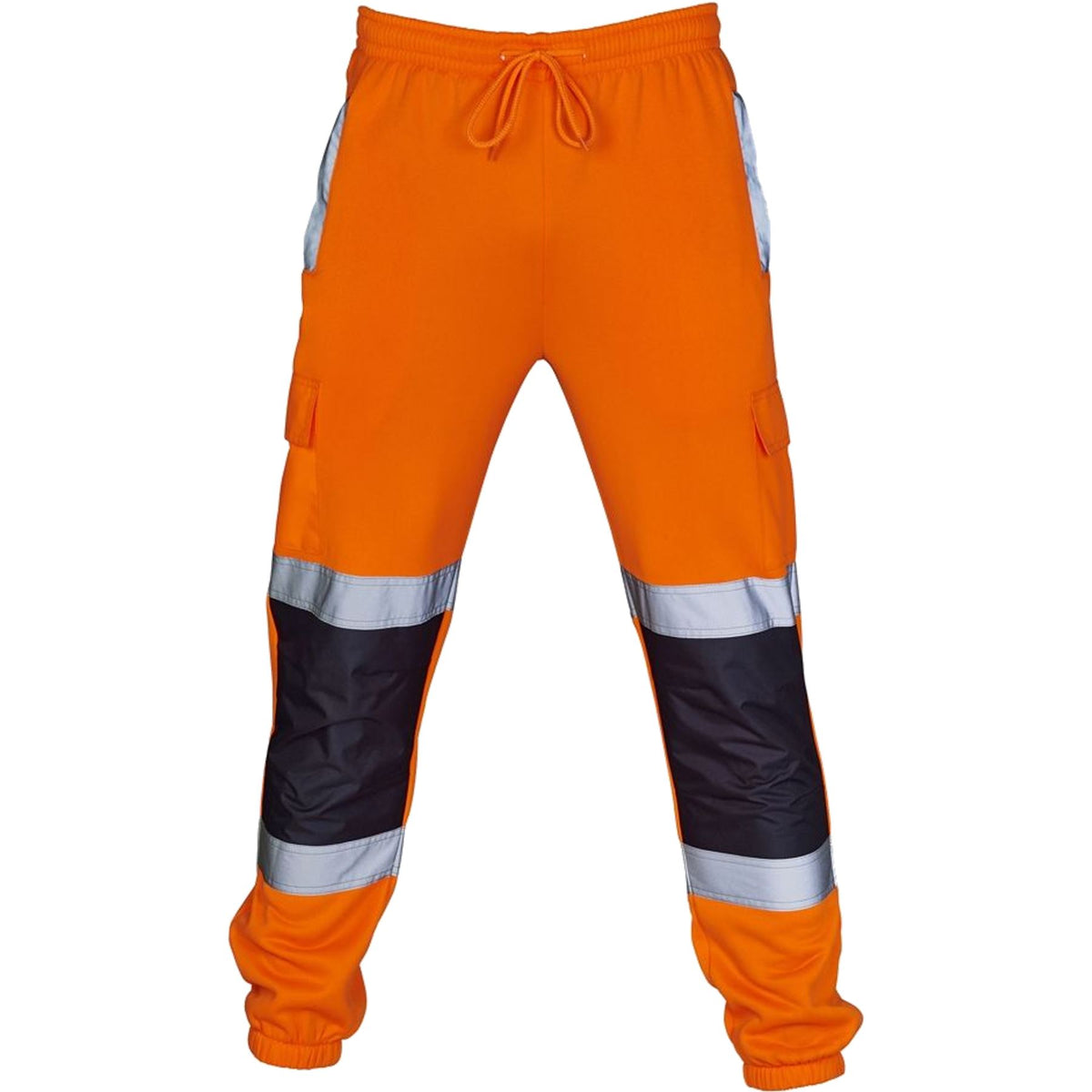 Supertouch Work Hi Vis Yellow Orange Visibility Joggers Jogging Bottoms Trousers