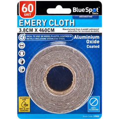 BlueSpot Wet And Dry Emery Cloth Abrasive Sandpaper 3.8cm x 460cm 60 Grit