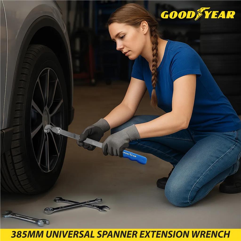 Goodyear Spanner Extender 385mm Power Breaker Bar Wrench Extension Tool