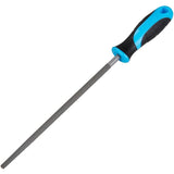 BlueSpot 200mm Round File Soft Grip Metal Wood Shaping Tool 8" Hand File DIY