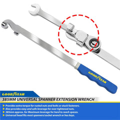 Goodyear Spanner Extender 385mm Power Breaker Bar Wrench Extension Tool