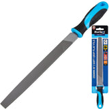 BlueSpot 200mm Soft Grip Flat Filing 8" Metal Wood Shaping Tool DIY Hand File