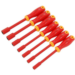 Neilsen 7pc Vde Hex Nut Driver Insulated Electrical Tool Screwdriver 5.5mm-13mm