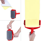 Dekton 6pc Paint Roller Runner Brush Handle Tool Decorating Kit DIY Set
