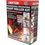 Dekton 6pc Paint Roller Runner Brush Handle Tool Decorating Kit DIY Set