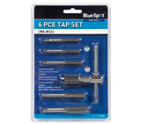 Bluespot 6pc Tap Set Chuck Set Metric  M6 M7 M8 M10 & M12 Steel Thread Cutter