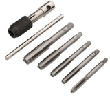 Bluespot 6pc Tap Set Chuck Set Metric  M6 M7 M8 M10 & M12 Steel Thread Cutter
