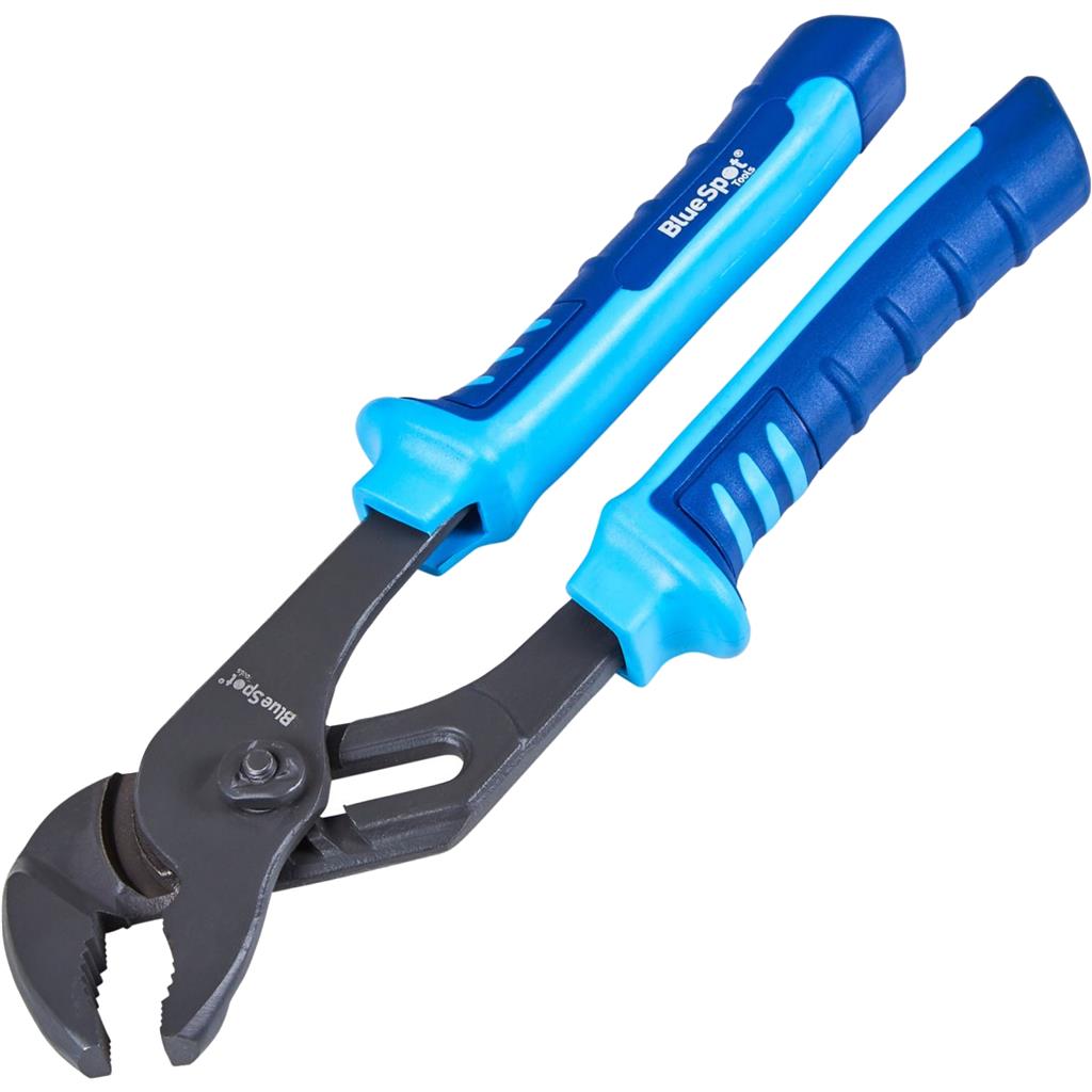 BlueSpot 8" Plumbers Water Pump Plier Groove Joint Wrench Pipe Sliding Jaw