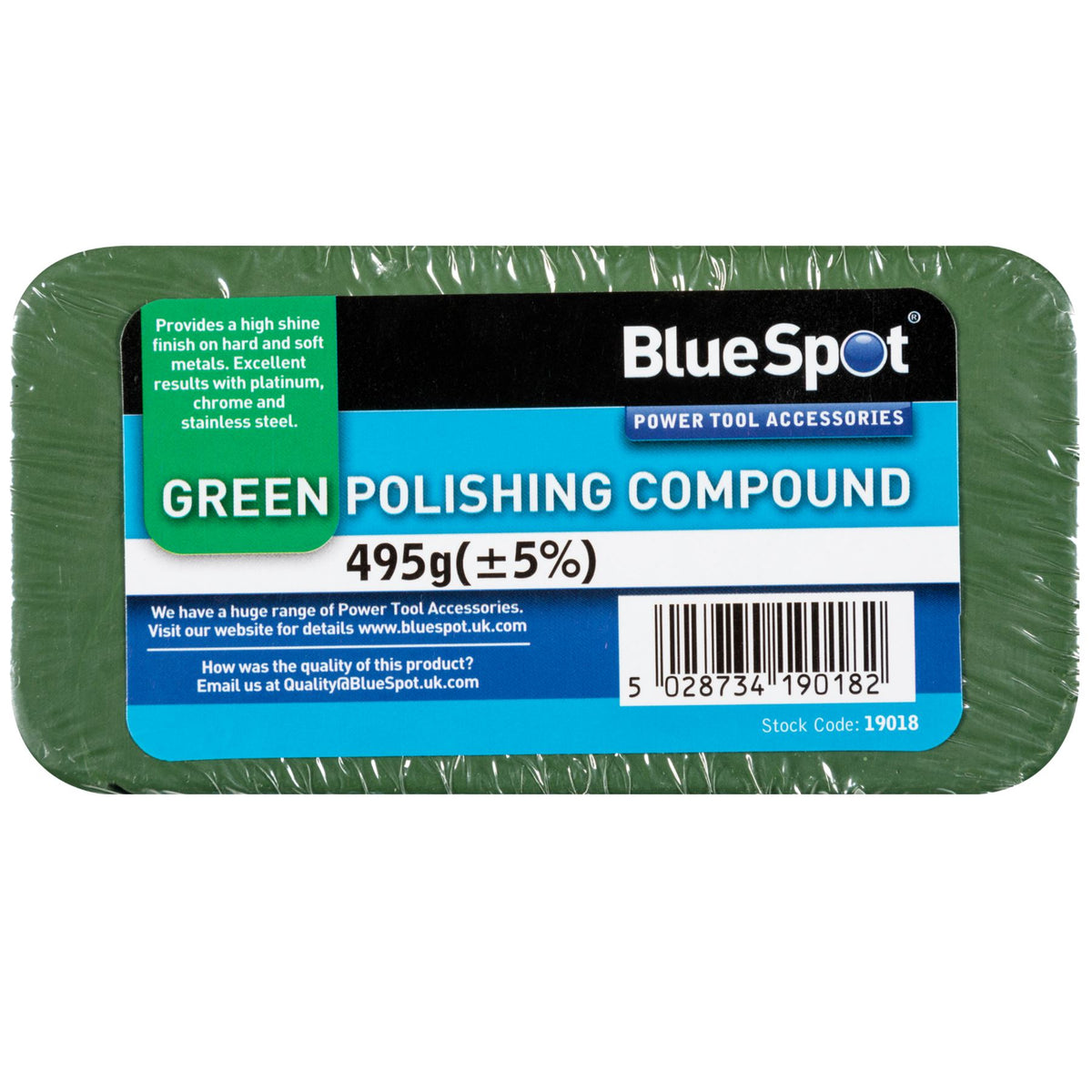 BlueSpot Polishing Buffing Compound Bars Metal Stainless Steel Brass Aluminium