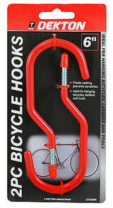 Storage Hooks General Purpose  Double Utility Tool Bike Clip Grip Shed Garage