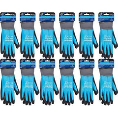 BlueSpot Medium Latex Coated Water Resistant Work High Grip Gloves Size 8