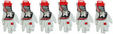 6 PAIRS OF LATEX COATED SAFETY WORK GLOVES THERMAL PU GRIP BUILDERS MECHANIC