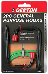 Storage Hooks General Purpose  Double Utility Tool Bike Clip Grip Shed Garage