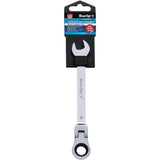 BlueSpot Ratchet Spanner Combination Flexible Head Wrench Metric 8mm To 24mm