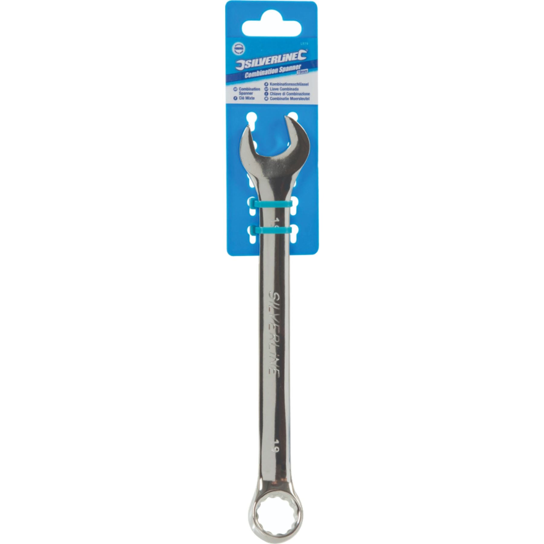 Silverline Polished Spanner Combination Fixed Head Wrench Metric 6mm - 32mm