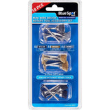 BlueSpot 18pc Mini Wire Brush For Dremel Rotary Nylon Brass Cleaning Polishing