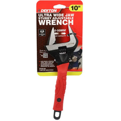 DEKTON 10" XL JAW STUBBY ADJUSTABLE WRENCH