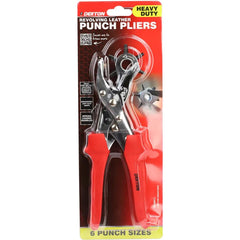 Dekton Hole Making Punch Pliers Pro Leather Belt Tool Heavy Duty Kit 6 Sizes