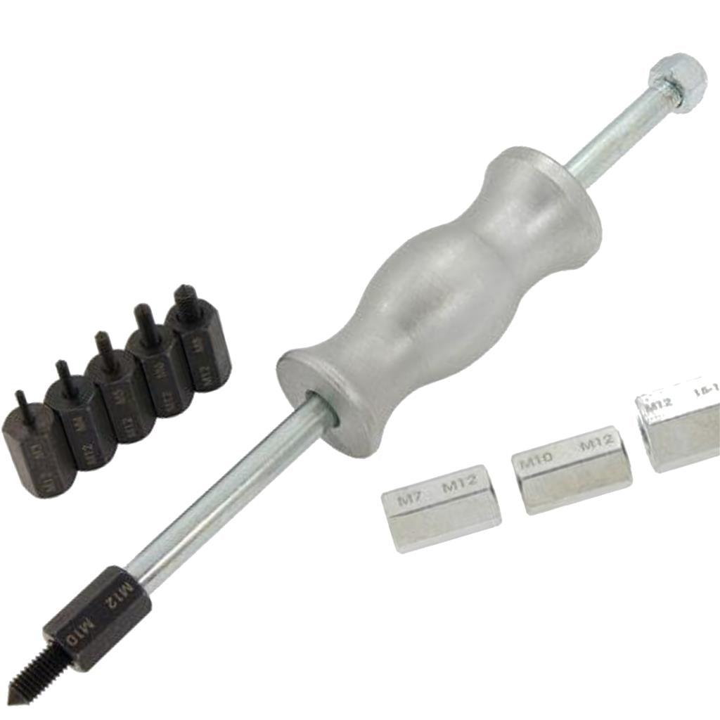 Neilsen 10pc Sliding Slide Hammer Puller Extractor Adaptors M12 Thread Set 290mm