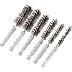 Cannon Tools 6pc Stainless Steel Wire Brush Set 1/4" Hex Drive