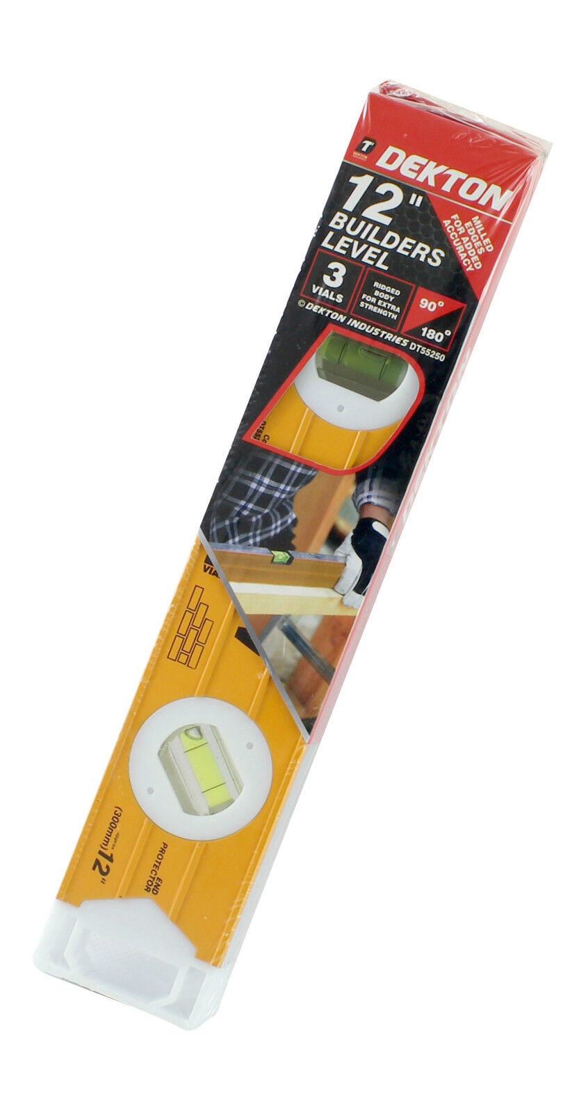 12"(300mm) Or 24"(600mm) Aluminium Builders Level Professional 45 90 180 degrees