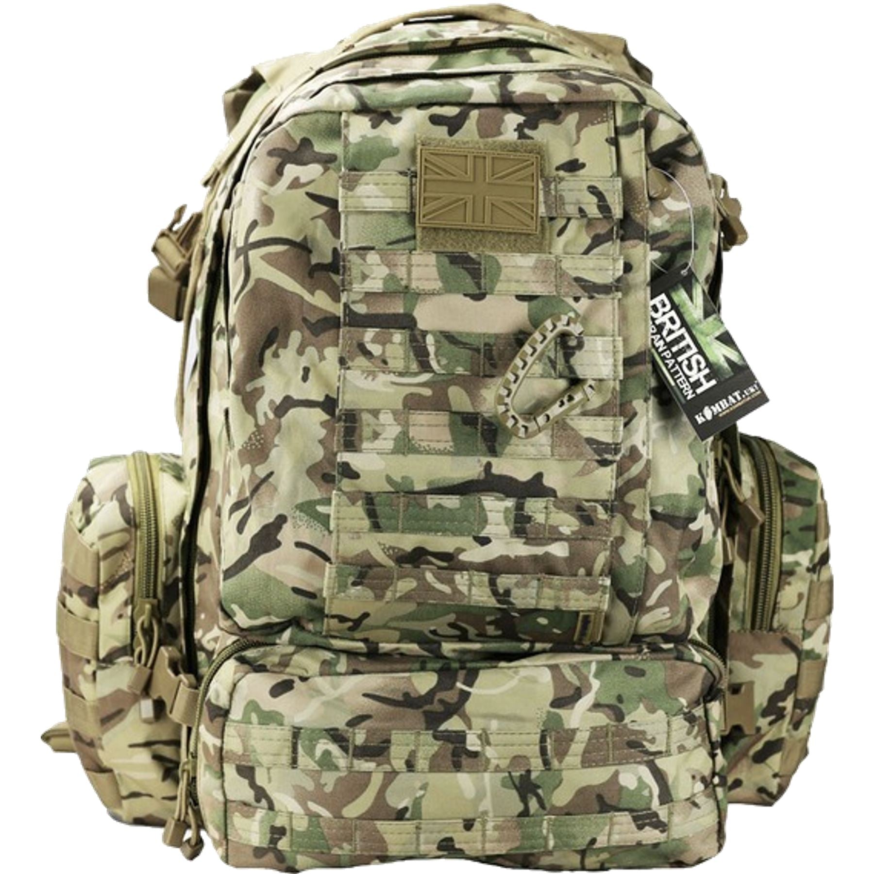 Kombat UK Viking Patrol Tactical Army Military Molle Bag Backpack Camouflage 60L