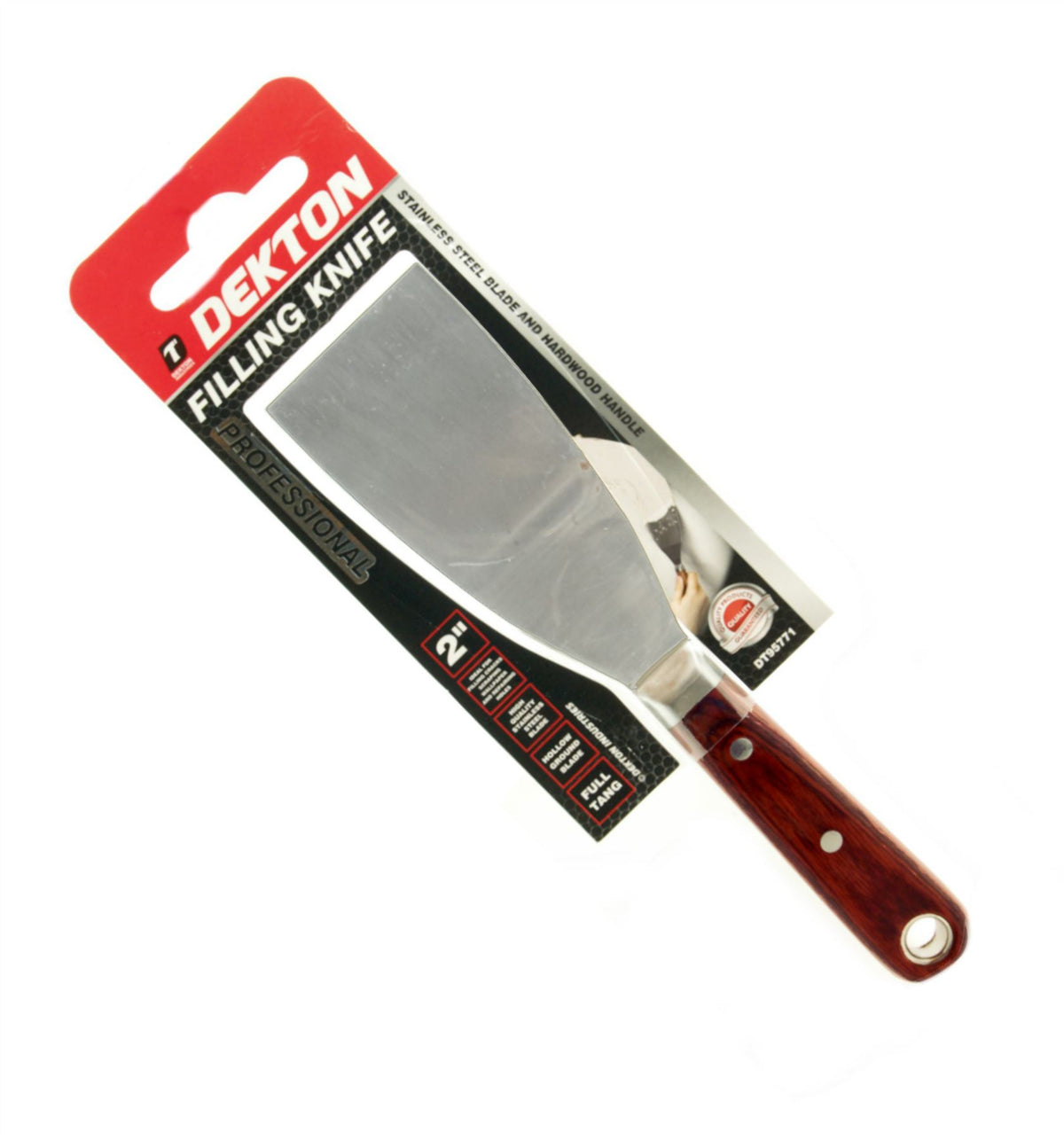 Dekton Stainless Steel Wallpaper Paint Stripper Filling Putty Knife Tang Scraper