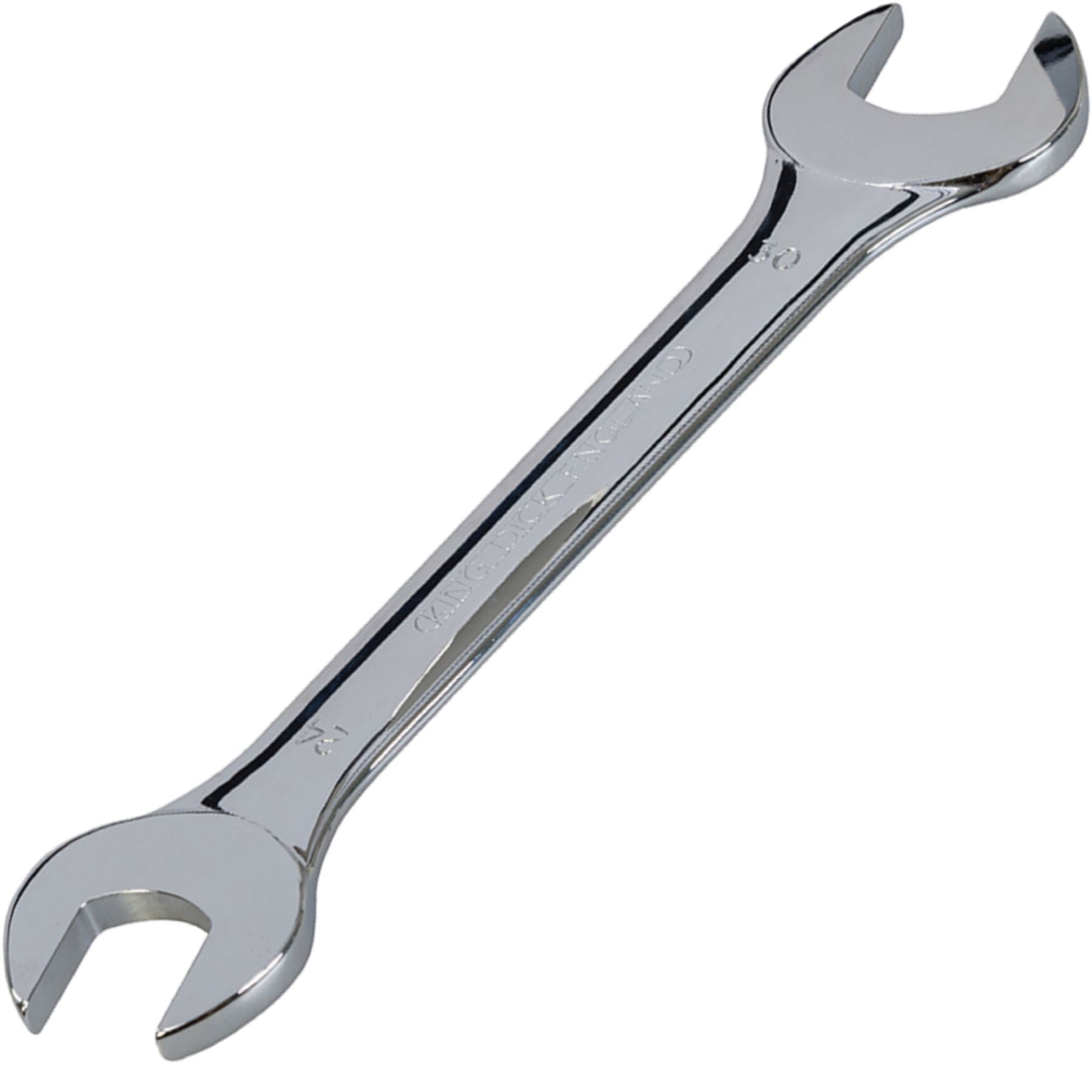 King Dick Chrome Spanner Fixed Head Open-Ended Metric Wrench 5.5mm - 30mm