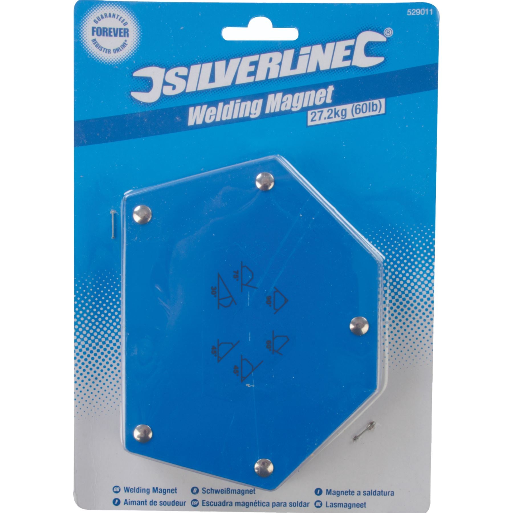 Silverline Welding Magnet Right Angle Holder Soldering Durable 40lb & 60lb