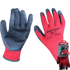 Dekton Latex Coated Work Gloves Professional Grade Glove 1pc 6pc Or 12pc