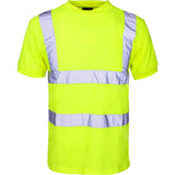 SuperTouch Work Hi Vis Viz Yellow Orange Black High Visibility Workwear T Shirt