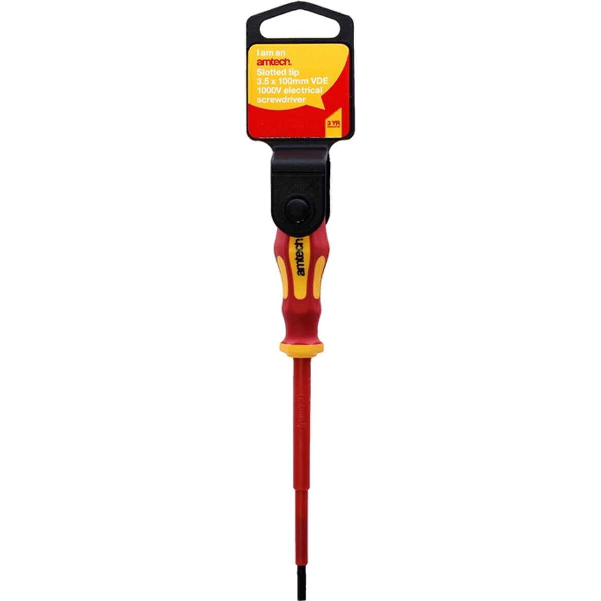 Amtech Pozidriv Phillips Slotted VDE 1000V Electrical Screwdriver PZ PH Tips